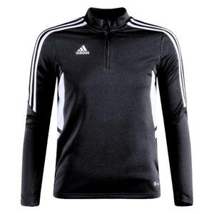 Condivo 22 Black/White Training 1/4 Zip Top LS Men's Small Black NWT